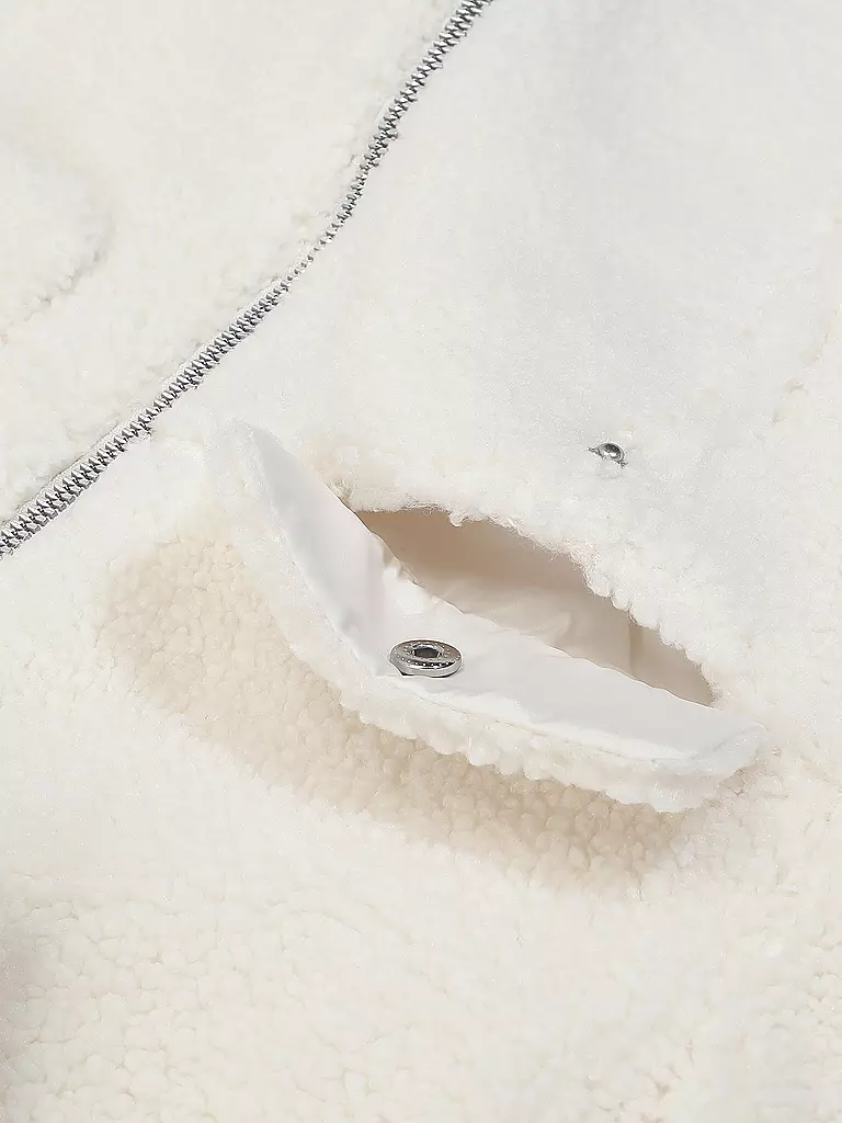 CALVIN KLEIN JEANS | Jacke in Felloptik | Crème