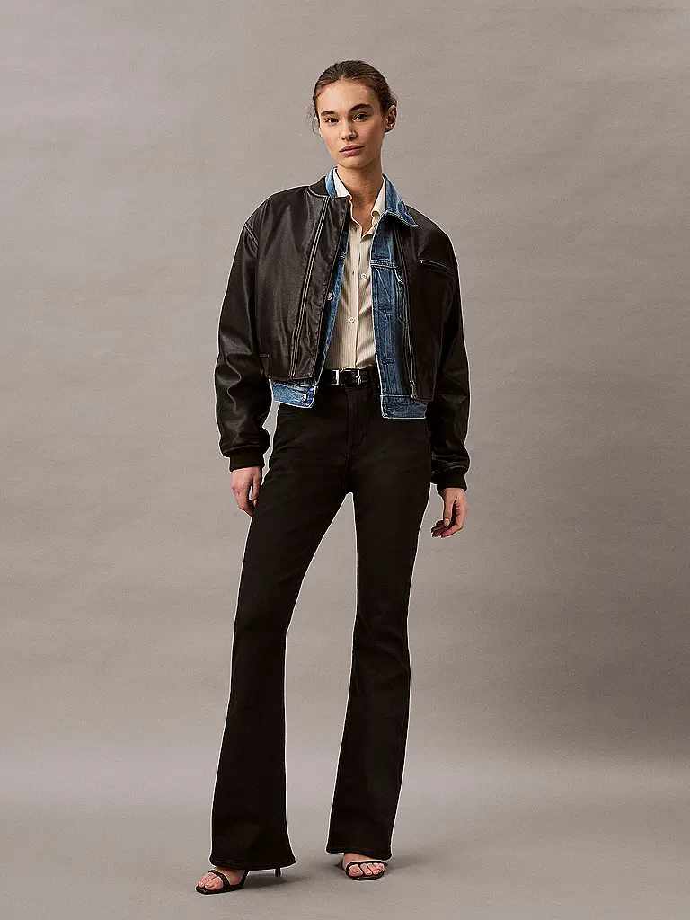 CALVIN KLEIN JEANS | Jeans Coupe Évasée | Noir