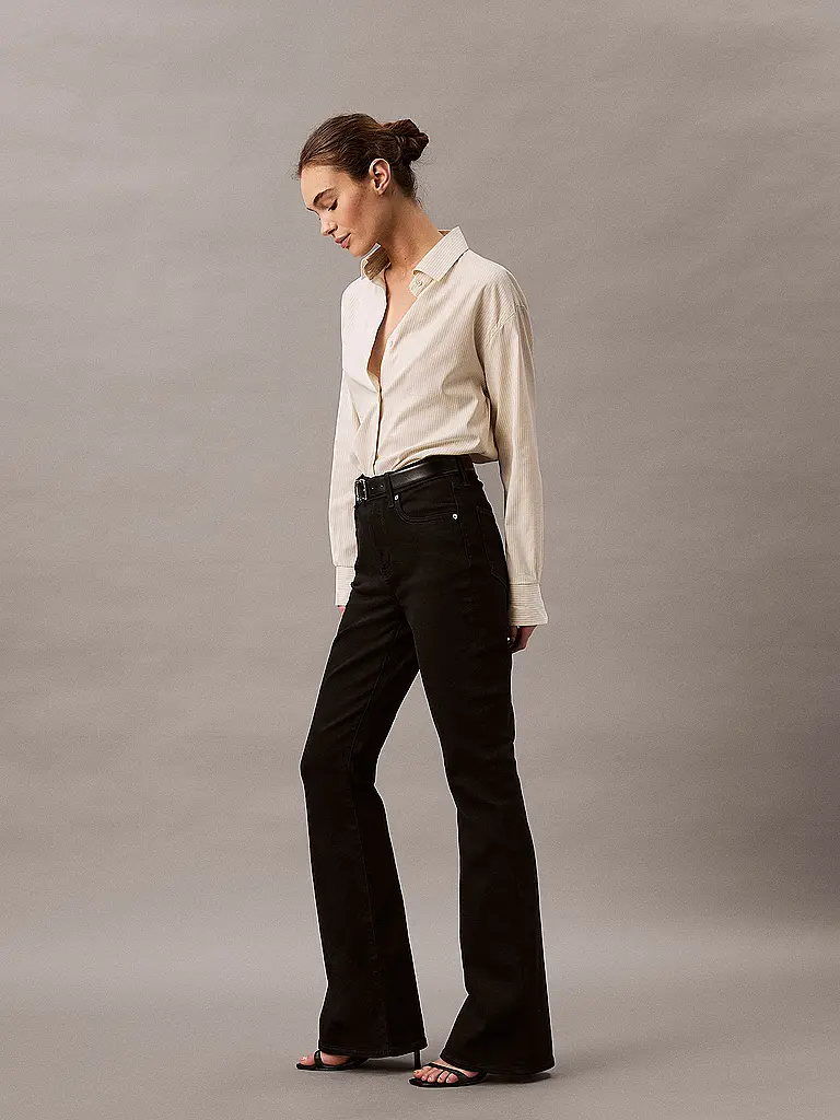 CALVIN KLEIN JEANS | Jeans Coupe Évasée | Noir