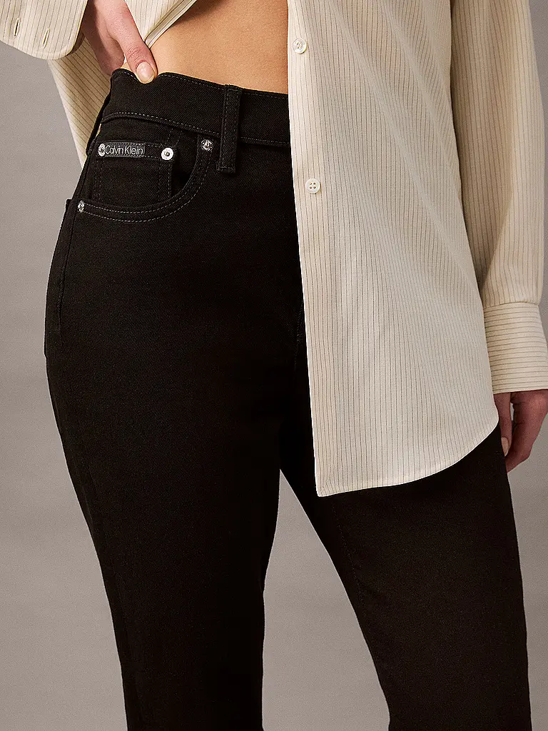 CALVIN KLEIN JEANS | Jeans Coupe Évasée | Noir