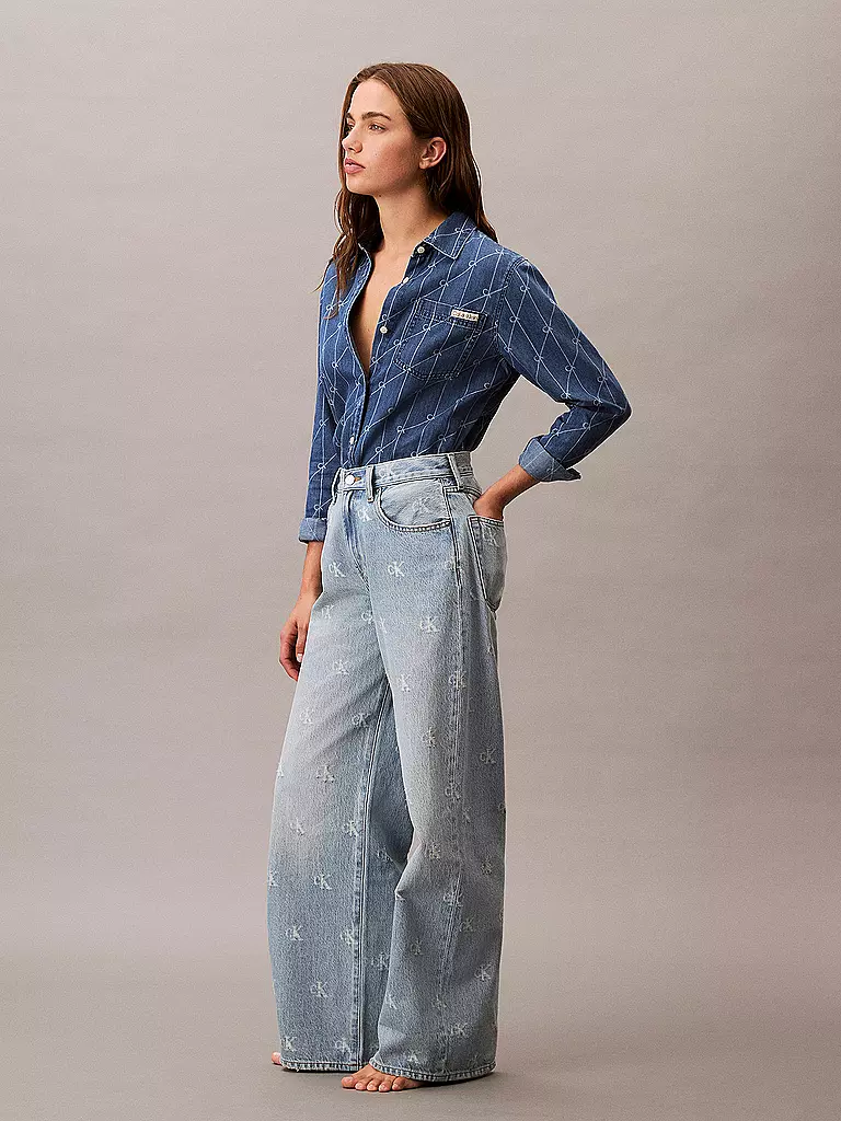CALVIN KLEIN JEANS | Jeans coupe ballon | hellblau