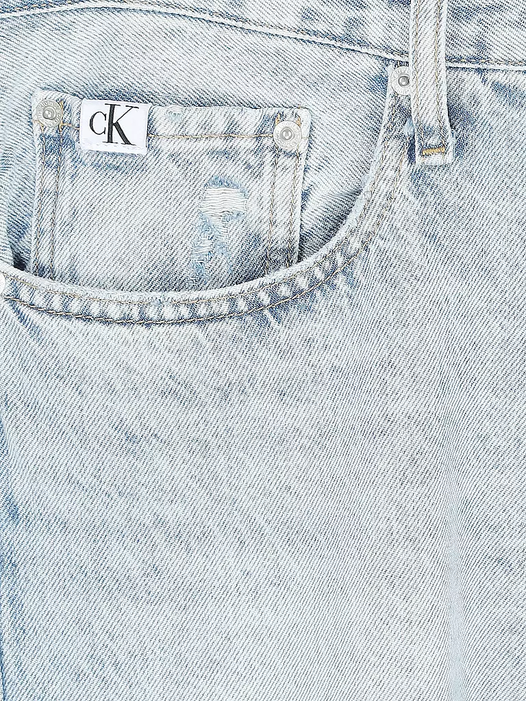 CALVIN KLEIN JEANS | Jeans Straight Fit 7/8  | Bleu clair
