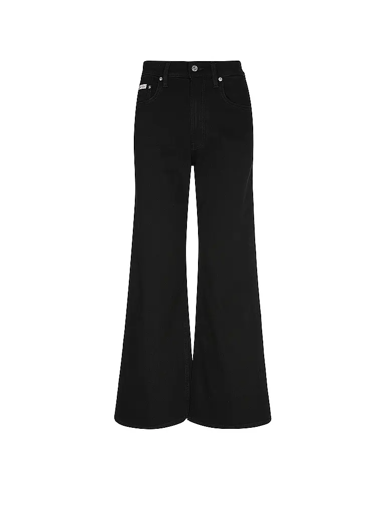 CALVIN KLEIN JEANS | Jeans Wide Leg | schwarz
