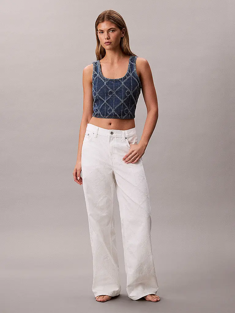 CALVIN KLEIN JEANS | Jeans Wide Leg | creme