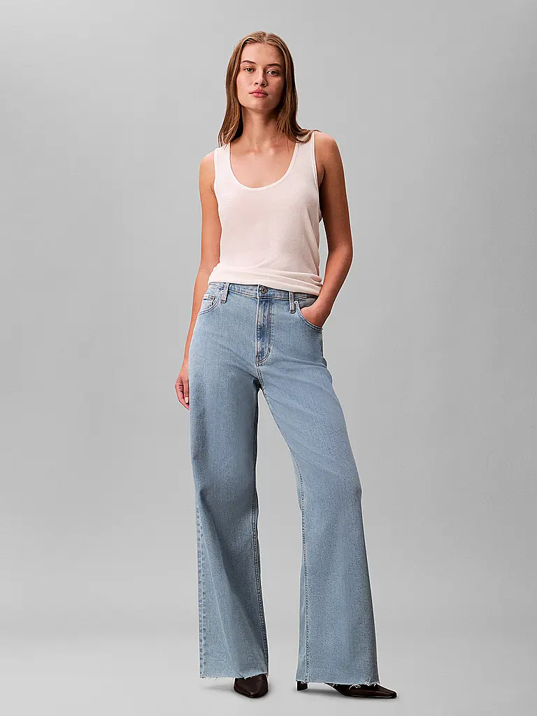 CALVIN KLEIN JEANS | Jeans Wide Leg | blau