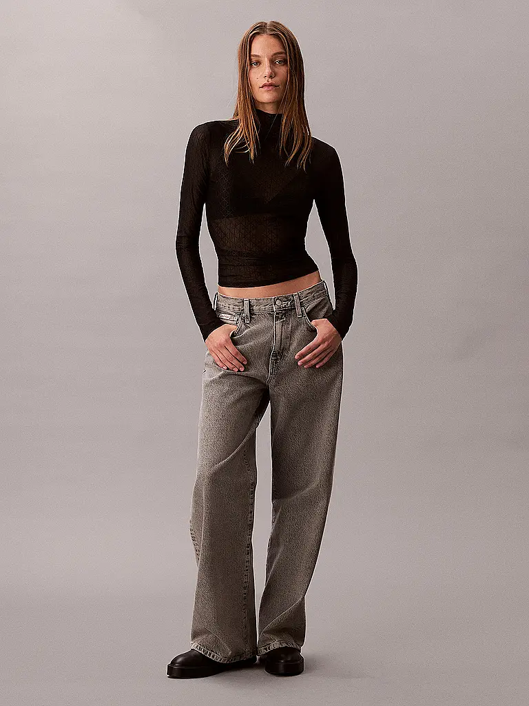CALVIN KLEIN JEANS | Jeans Wide Leg | Gris