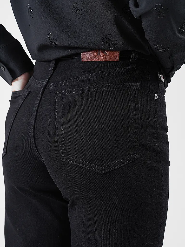 CALVIN KLEIN JEANS | Jeans Wide Leg | schwarz