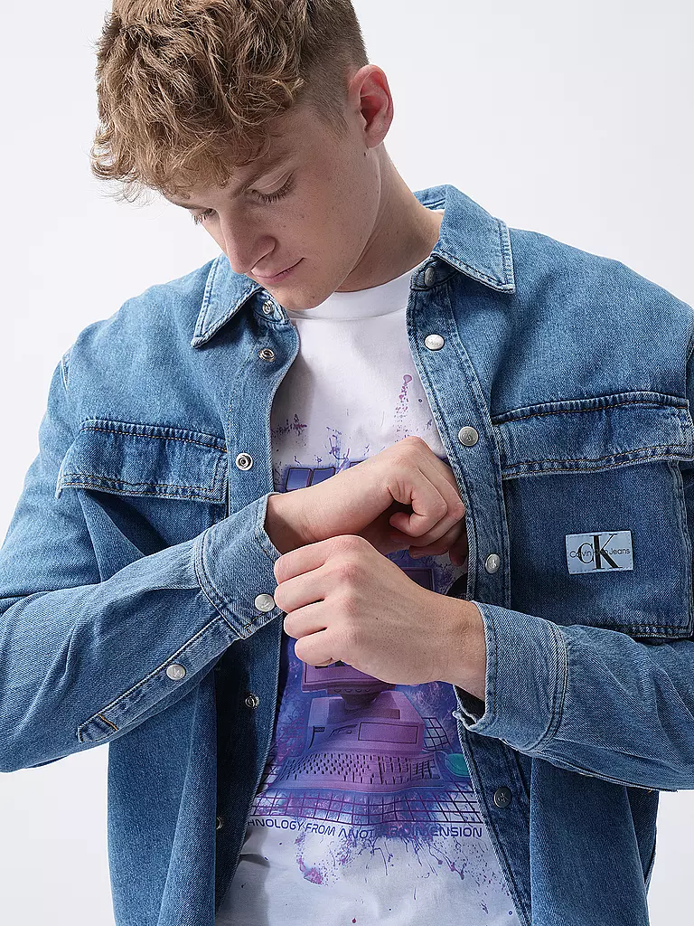 CALVIN KLEIN JEANS | Jeanshemd  | Bleu