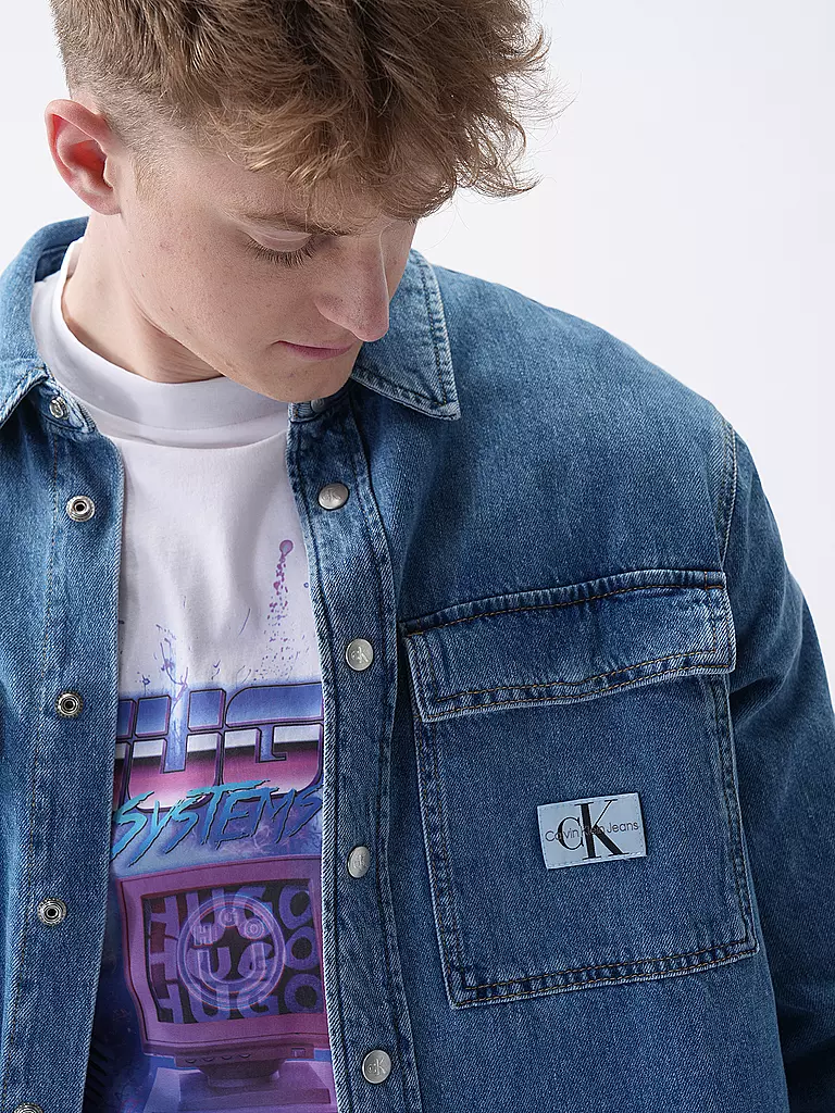CALVIN KLEIN JEANS | Jeanshemd  | Bleu