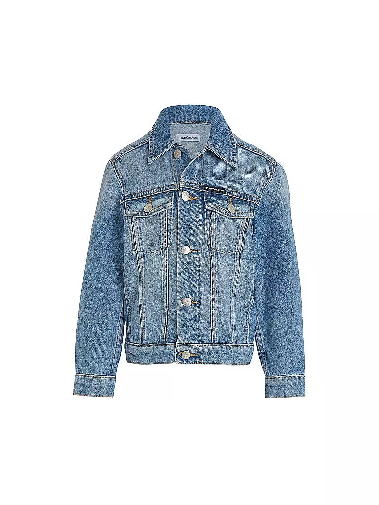 CALVIN KLEIN JEANS | Jungen Jeansjacke  | Bleu