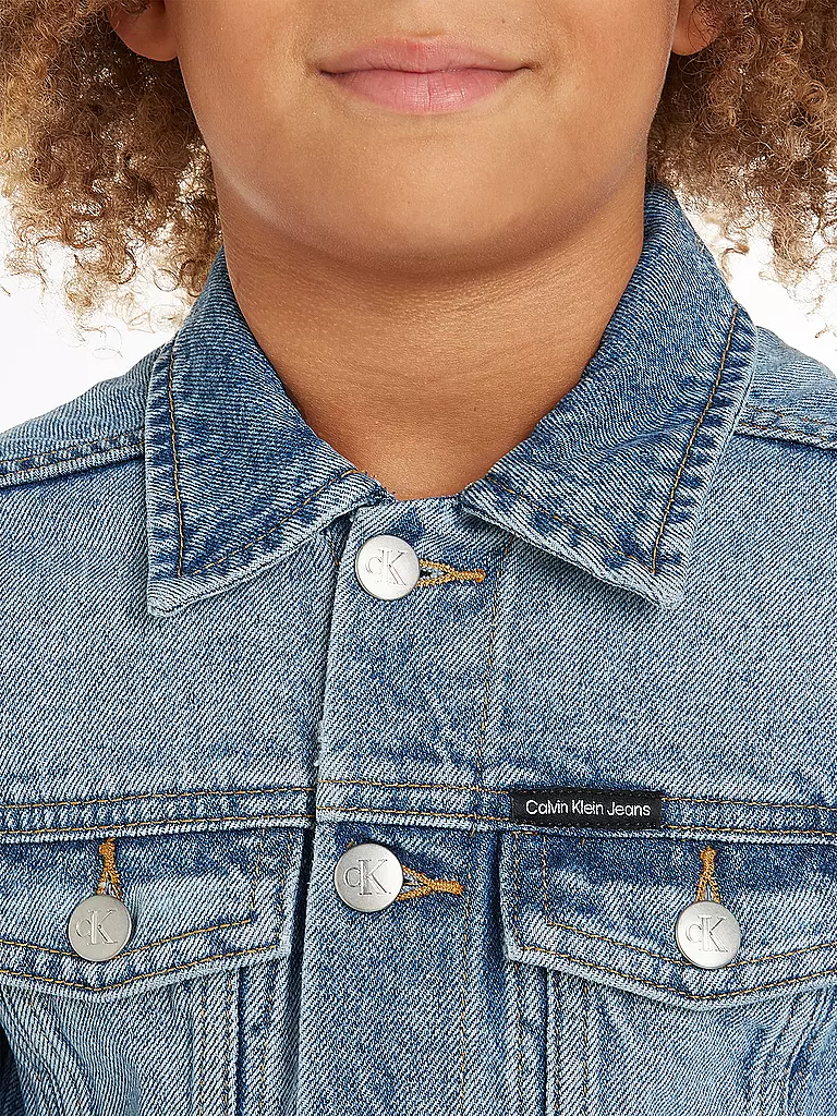 CALVIN KLEIN JEANS | Jungen Jeansjacke  | Bleu