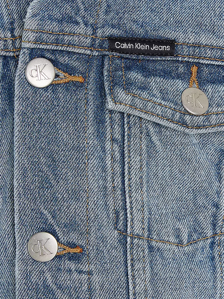 CALVIN KLEIN JEANS | Jungen Jeansjacke  | Bleu