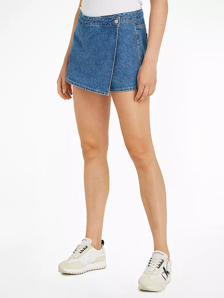 CALVIN KLEIN JEANS | Jupe-culotte - Short-jupe en jean | Bleu