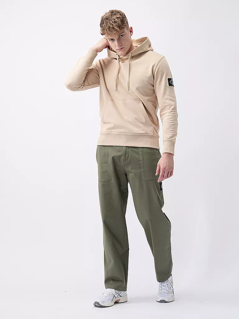 CALVIN KLEIN JEANS | Kapuzensweater - Hoodie  | Beige