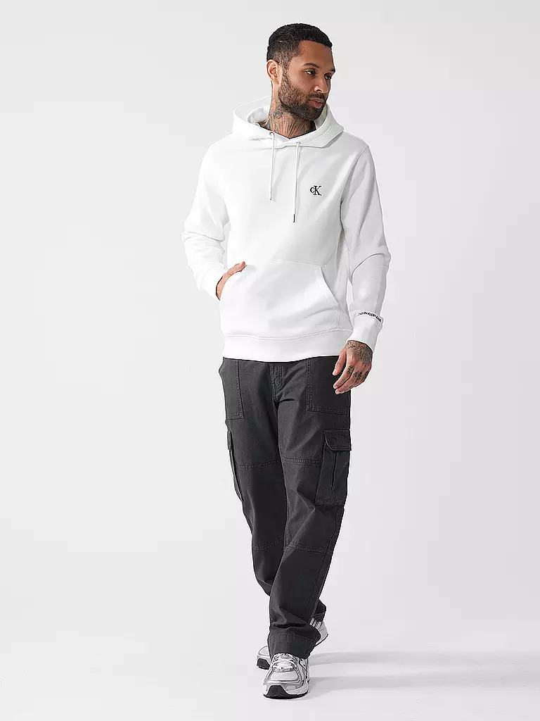 CALVIN KLEIN JEANS | Kapuzensweater - Hoodie | Blanc