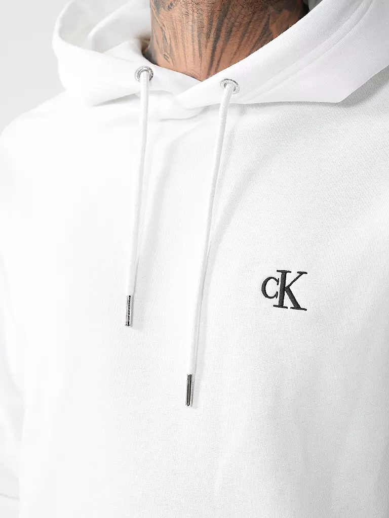 CALVIN KLEIN JEANS | Kapuzensweater - Hoodie | Blanc