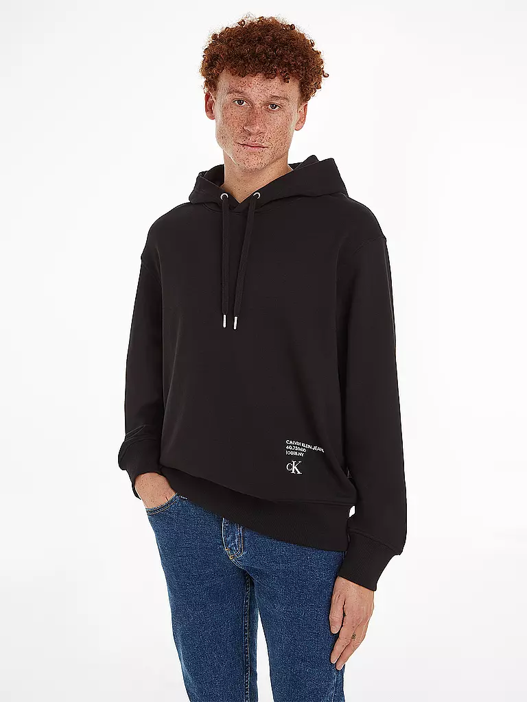 CALVIN KLEIN JEANS | Kapuzensweater- Hoodie | Noir