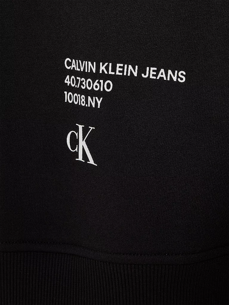 CALVIN KLEIN JEANS | Kapuzensweater- Hoodie | Noir