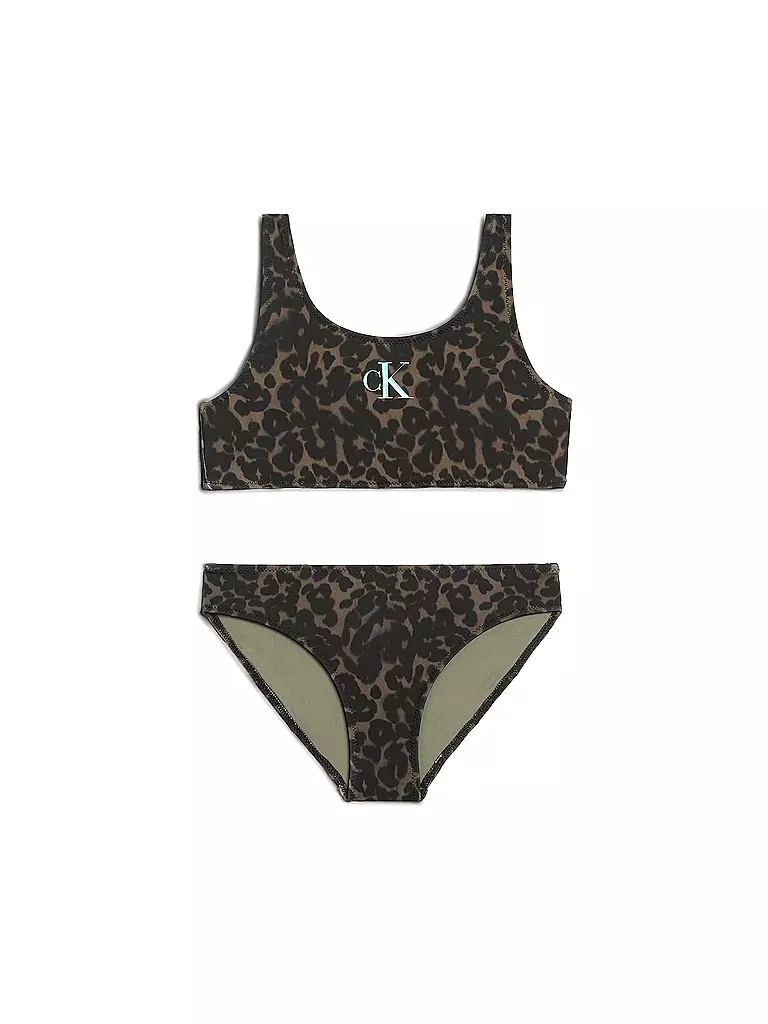 CALVIN KLEIN JEANS | Kinder Bikini Set  | Marron