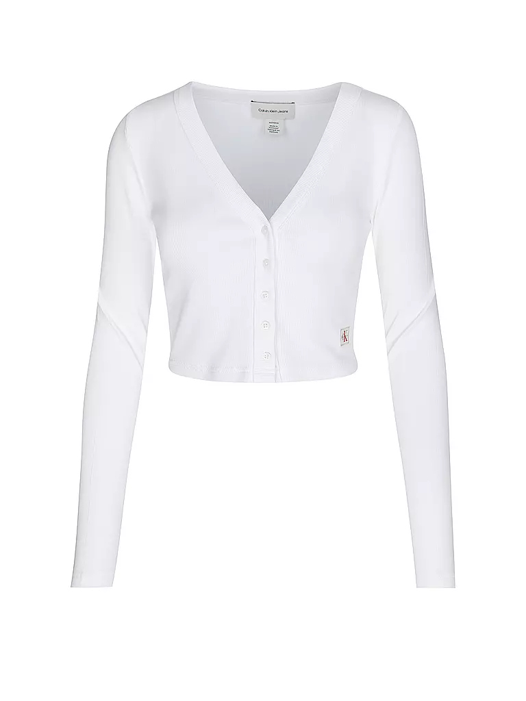 CALVIN KLEIN JEANS | Langarmshirt | weiss