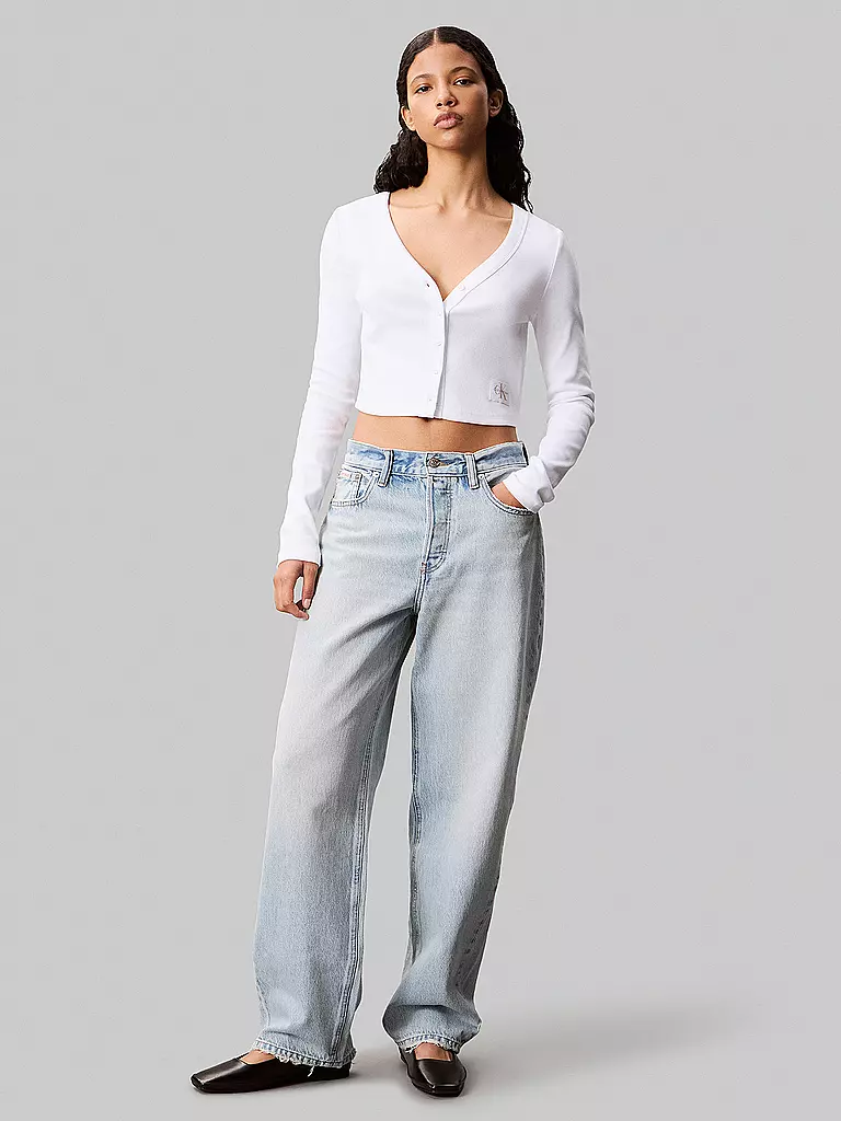 CALVIN KLEIN JEANS | Langarmshirt | weiss