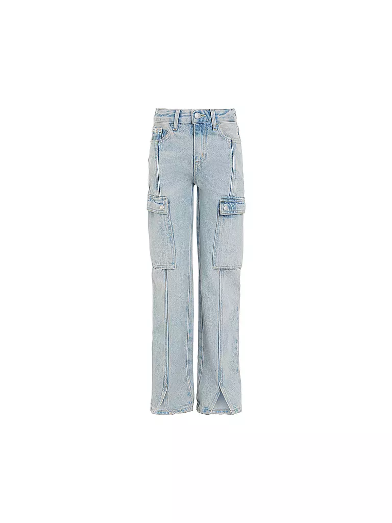 CALVIN KLEIN JEANS | Mädchen Cargohose  | Bleu clair