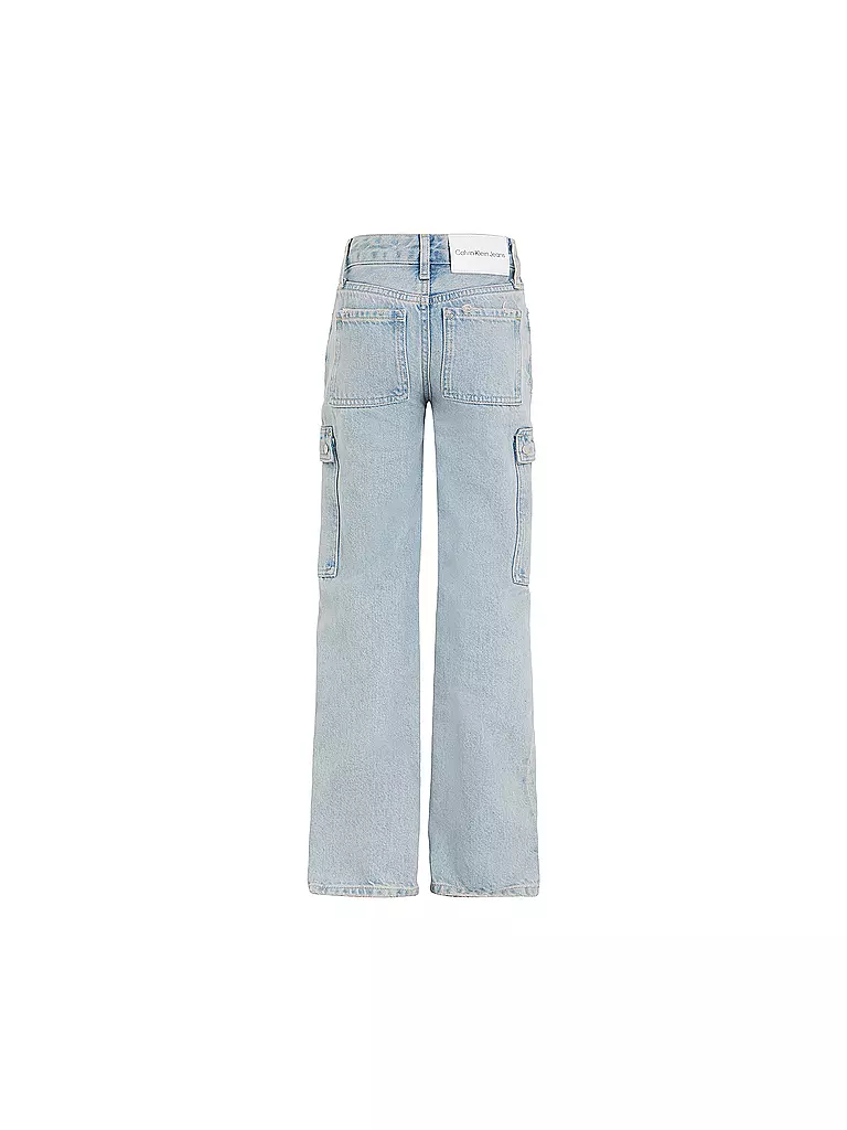 CALVIN KLEIN JEANS | Mädchen Cargohose  | Bleu clair