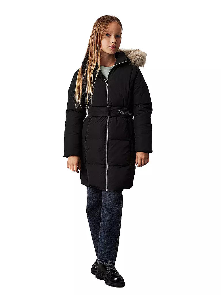CALVIN KLEIN JEANS | Mädchen Steppmantel | Noir