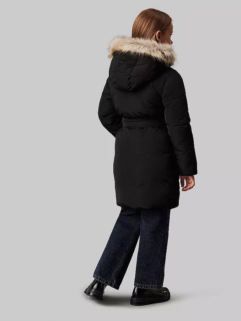 CALVIN KLEIN JEANS | Mädchen Steppmantel | Noir