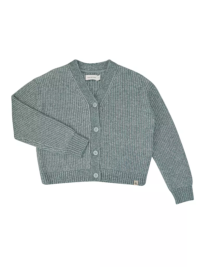 CALVIN KLEIN JEANS | Mädchen Strickjacke  | Vert