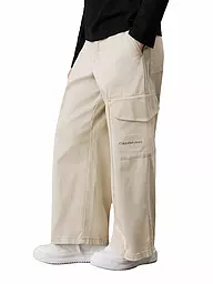 CALVIN KLEIN JEANS | Pantalon cargo fille | Beige