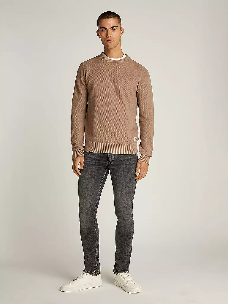 CALVIN KLEIN JEANS | Pull | hellbraun