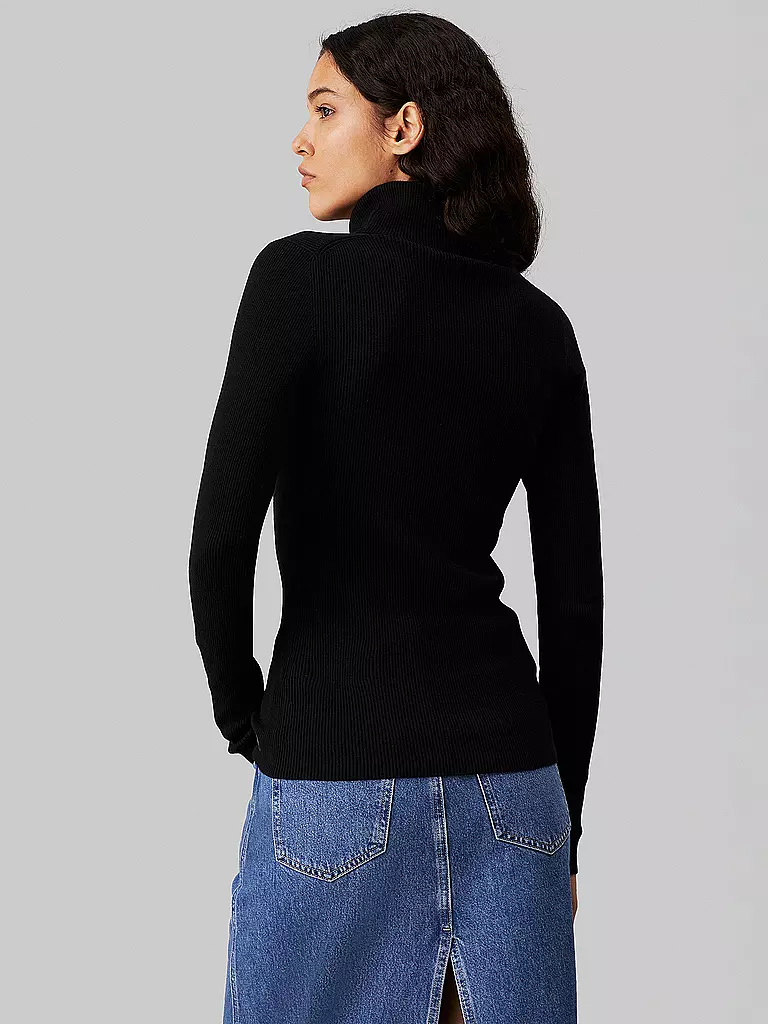 CALVIN KLEIN JEANS | Rollkragenpullover | Noir