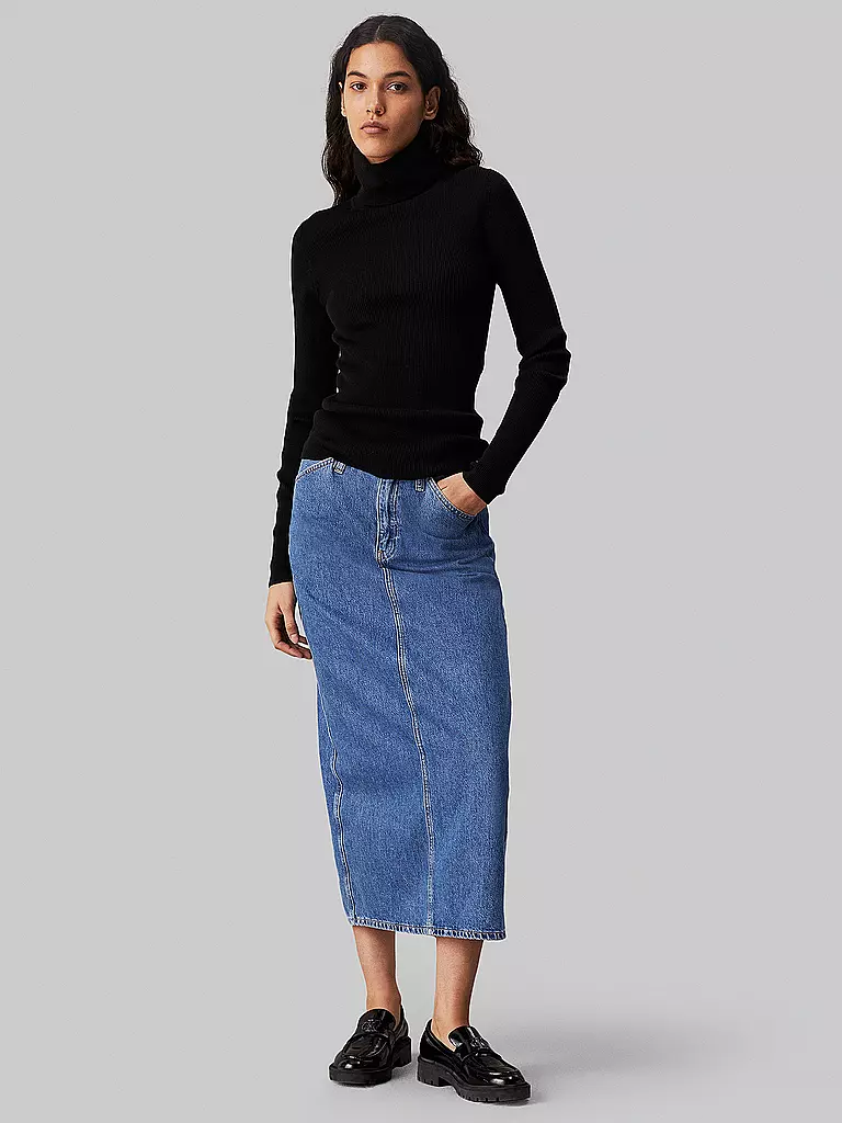 CALVIN KLEIN JEANS | Rollkragenpullover | Noir