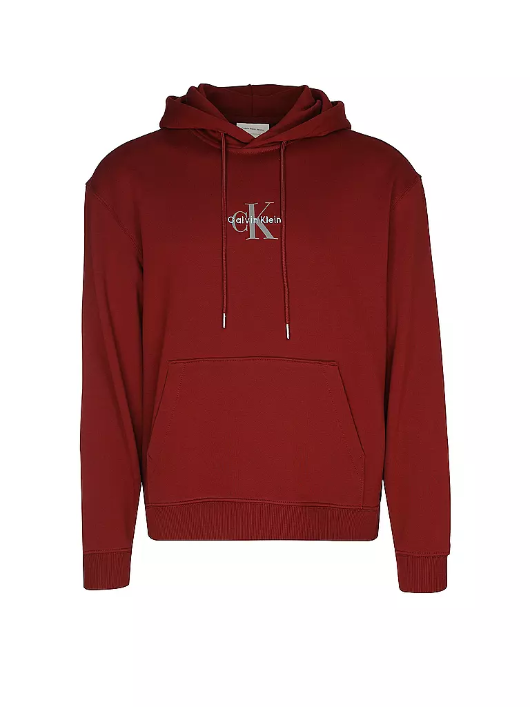 CALVIN KLEIN JEANS | Sweat à capuche - Hoodie | dunkelrot