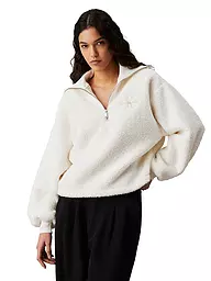 CALVIN KLEIN JEANS | Sweater in Felloptik | Crème