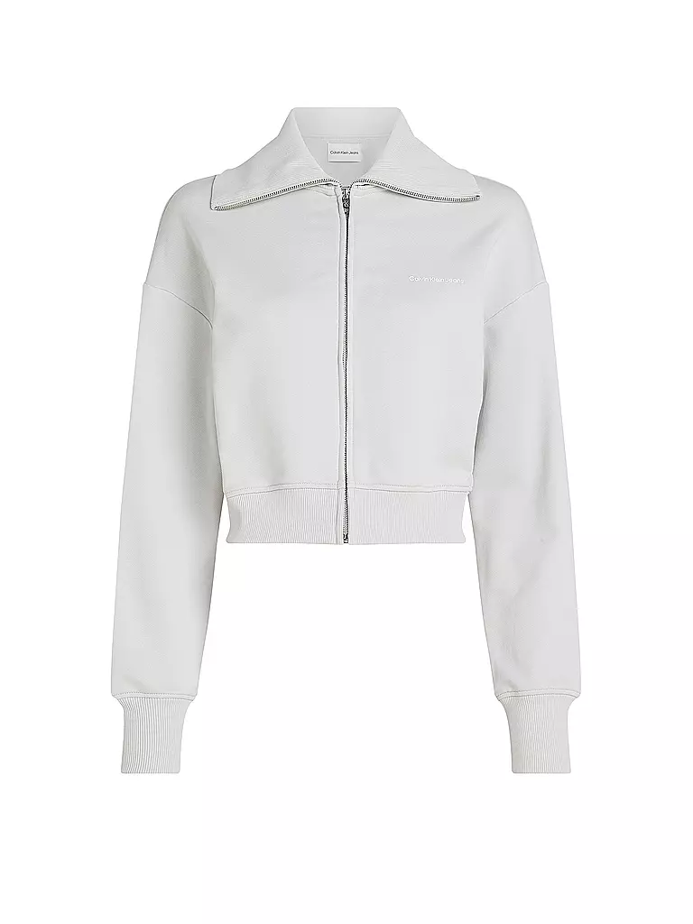 CALVIN KLEIN JEANS | Sweatjacke  | Gris clair
