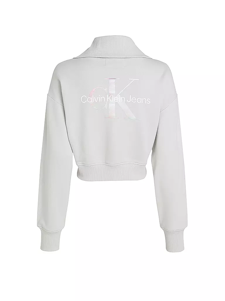 CALVIN KLEIN JEANS | Sweatjacke  | Gris clair