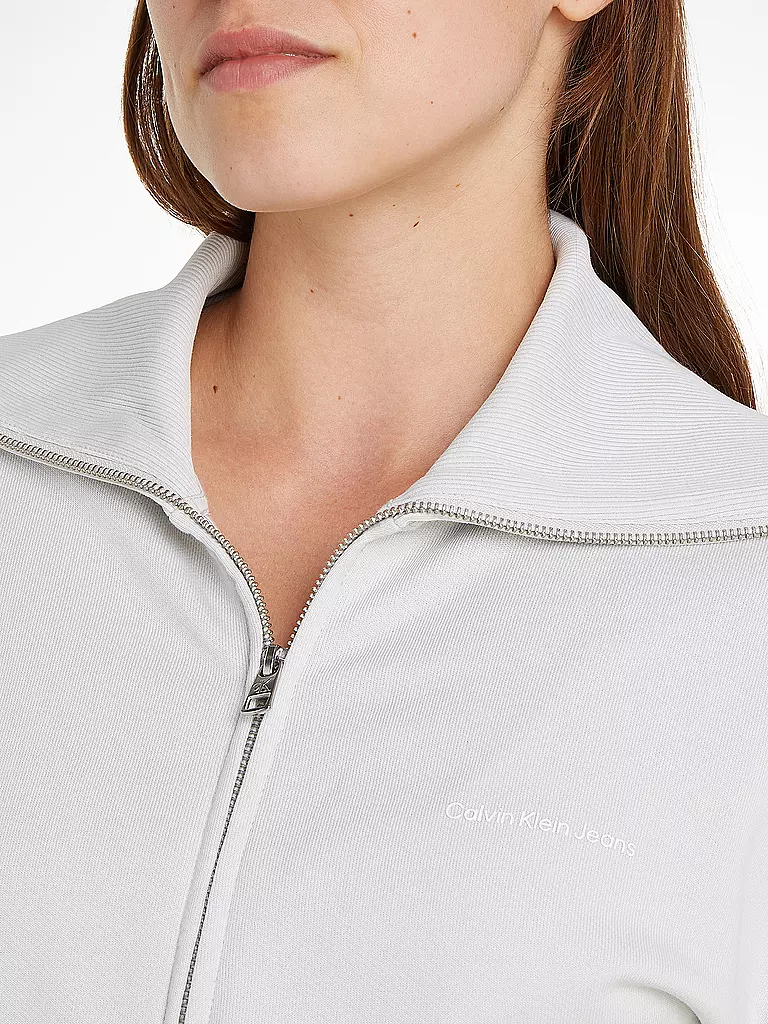 CALVIN KLEIN JEANS | Sweatjacke  | Gris clair