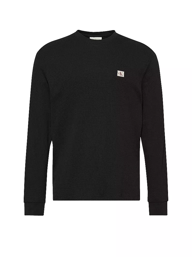 CALVIN KLEIN JEANS | T-shirt à manches longues | schwarz