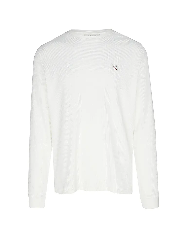CALVIN KLEIN JEANS | T-shirt à manches longues | weiss