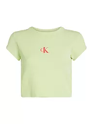 CALVIN KLEIN JEANS | T-shirt Coupe Courte | Vert clair