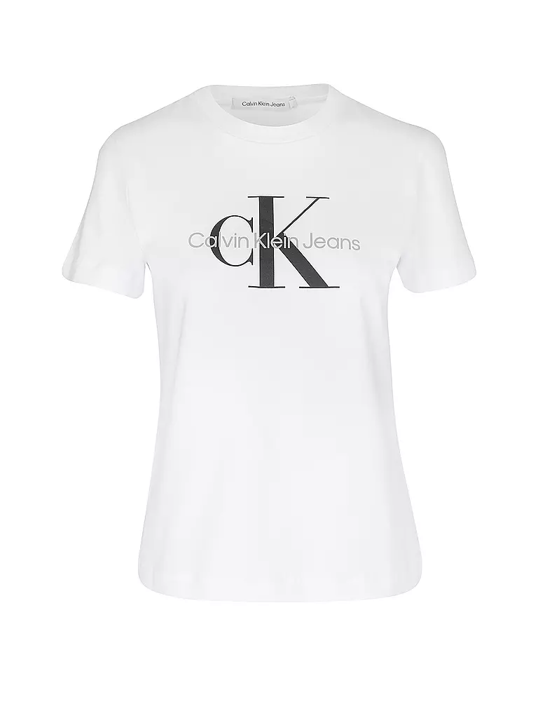 CALVIN KLEIN JEANS | T-shirt coupe régulière | weiss