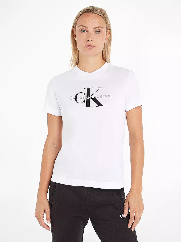 CALVIN KLEIN JEANS | T-shirt coupe régulière | weiss