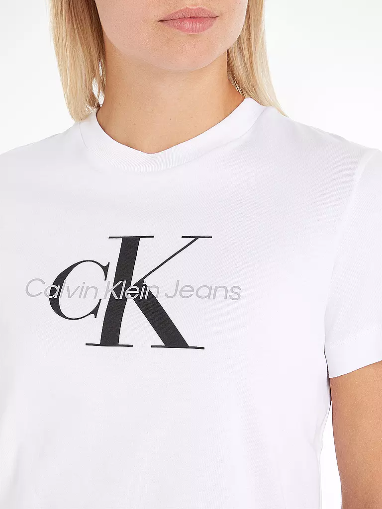 CALVIN KLEIN JEANS | T-shirt coupe régulière | weiss