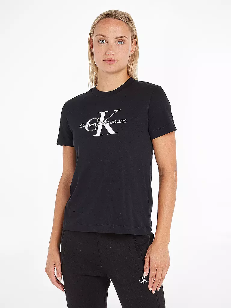 CALVIN KLEIN JEANS | T-shirt Coupe Regular | schwarz