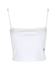 CALVIN KLEIN JEANS | Top Cropped Fit  | Blanc