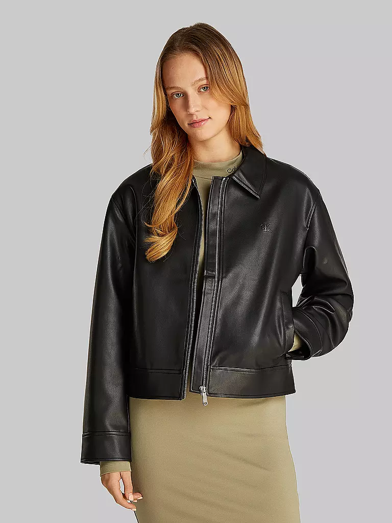 CALVIN KLEIN JEANS | Veste aspect cuir | 