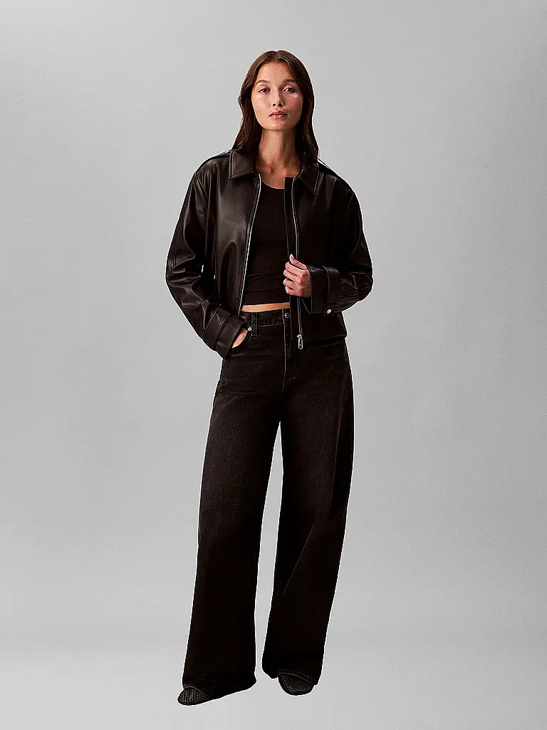 CALVIN KLEIN JEANS | Veste aspect cuir | 