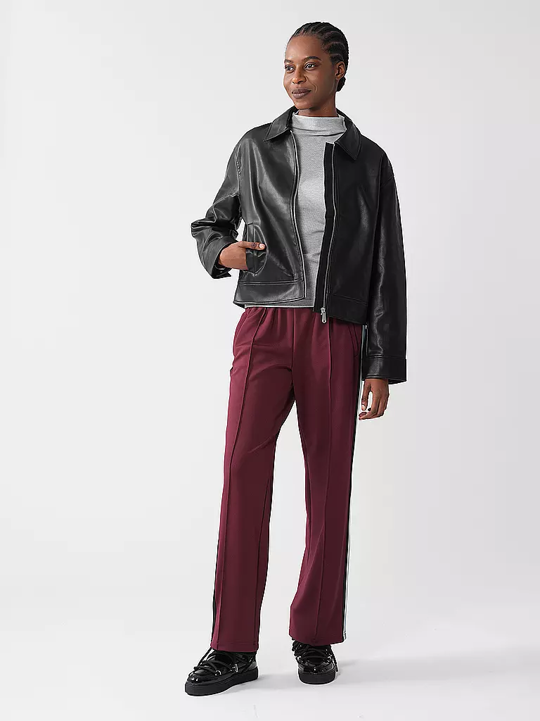 CALVIN KLEIN JEANS | Veste aspect cuir | schwarz